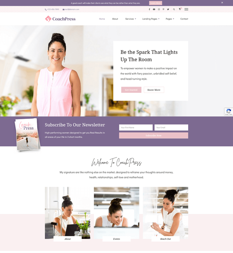 Coachpress Pro WordPress Theme