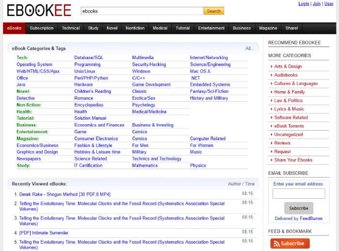 Ebookee Free Download eBooks Search Engine